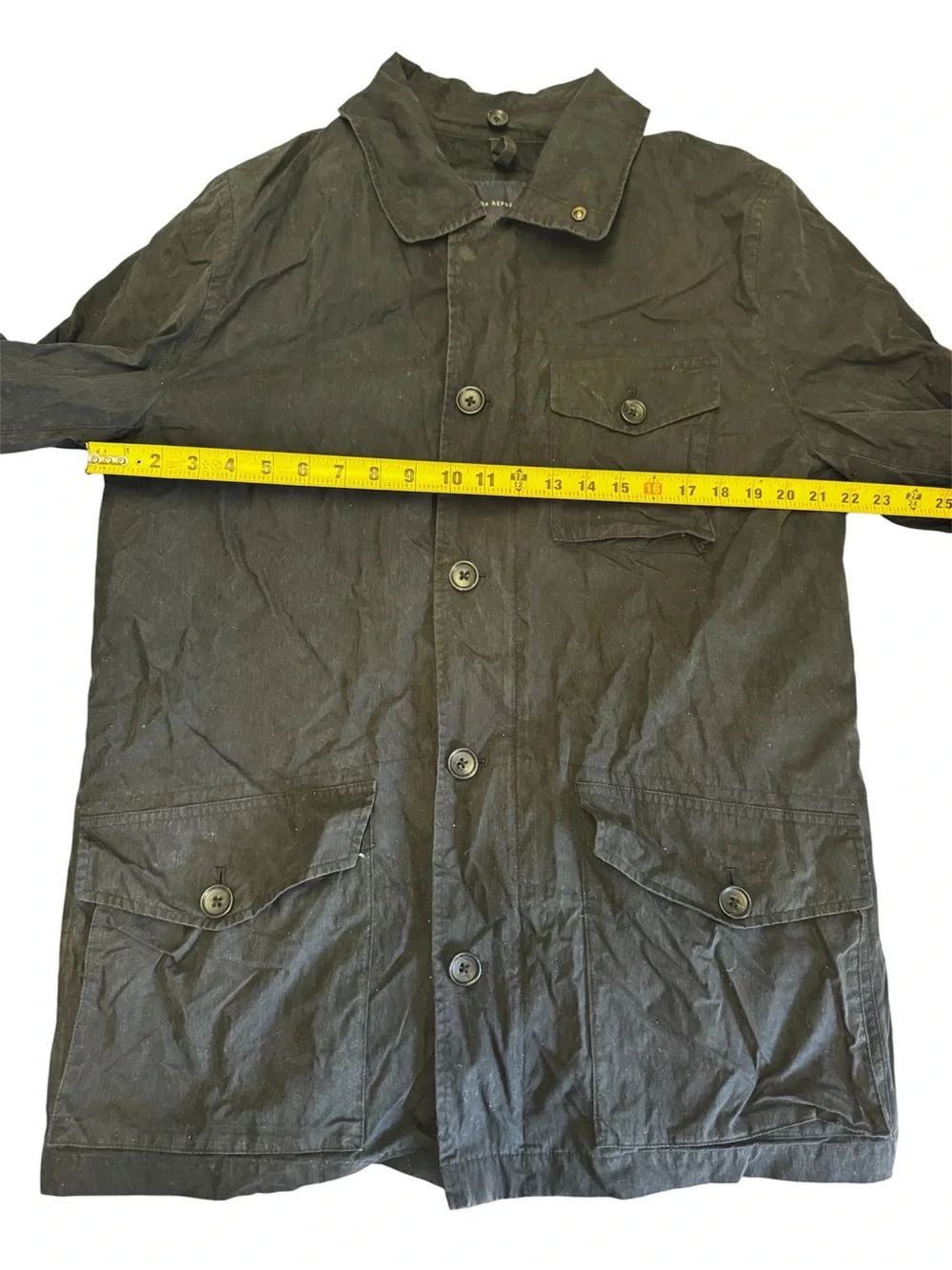Banana Republic Mens Size M Full Zip Jacket Black